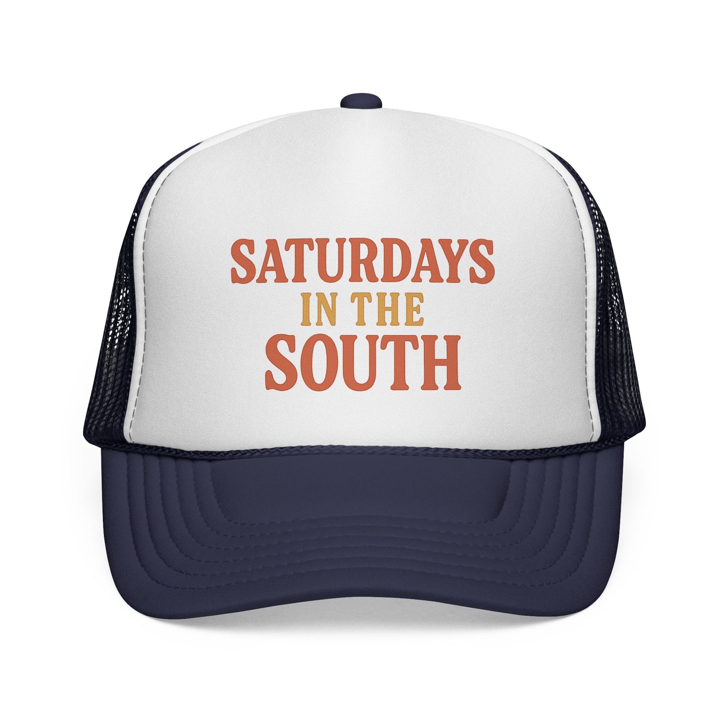 Saturdays in the South Trucker Cap - Tailgate Energy Retro Charm