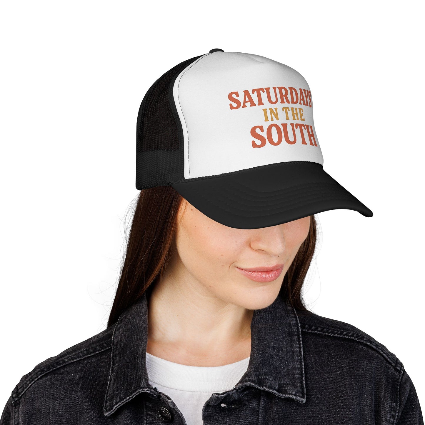 Saturdays in the South Trucker Cap - Tailgate Energy Retro Charm