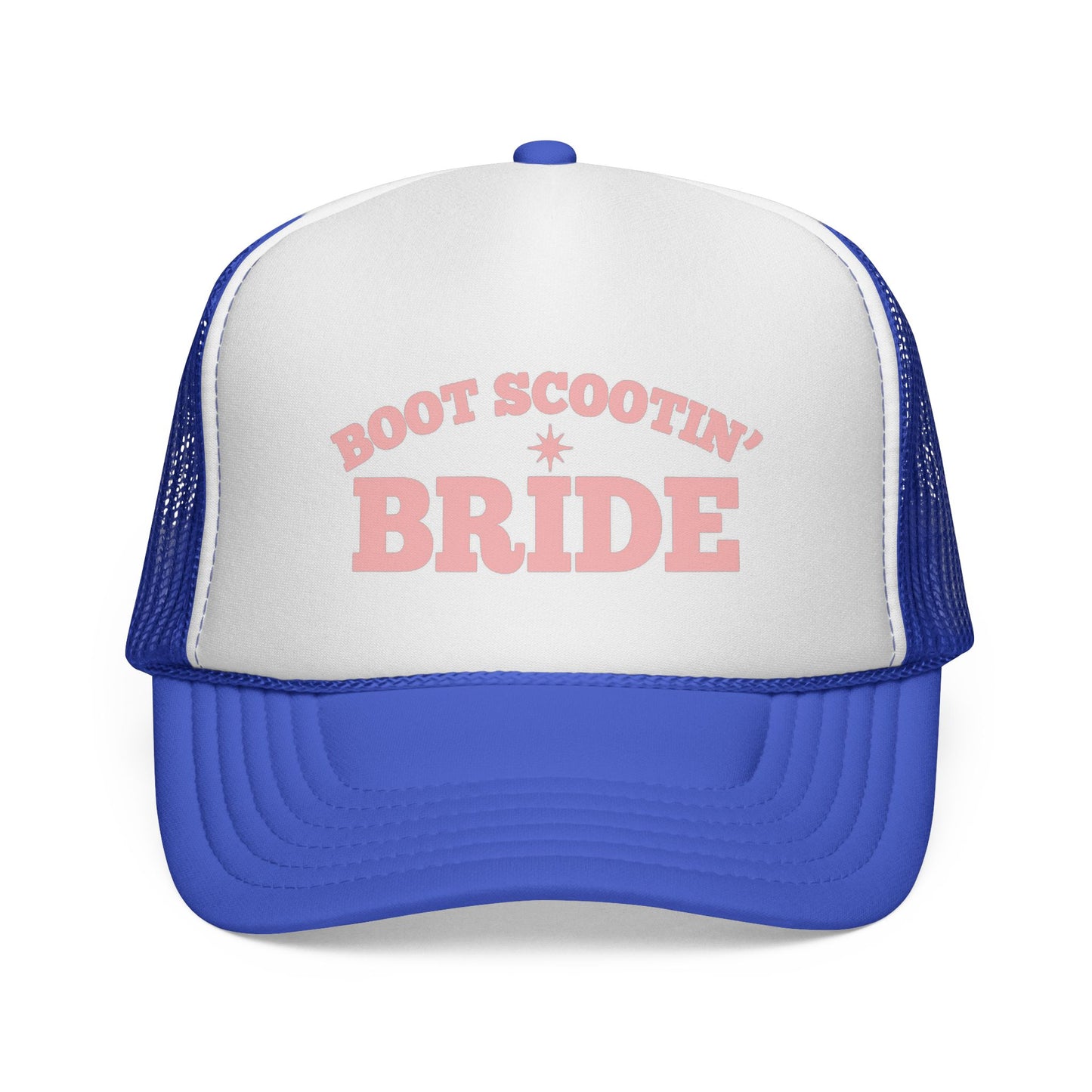 Boot Scootin' Bride Trucker Hat – Adjustable Fit, Multiple Colors