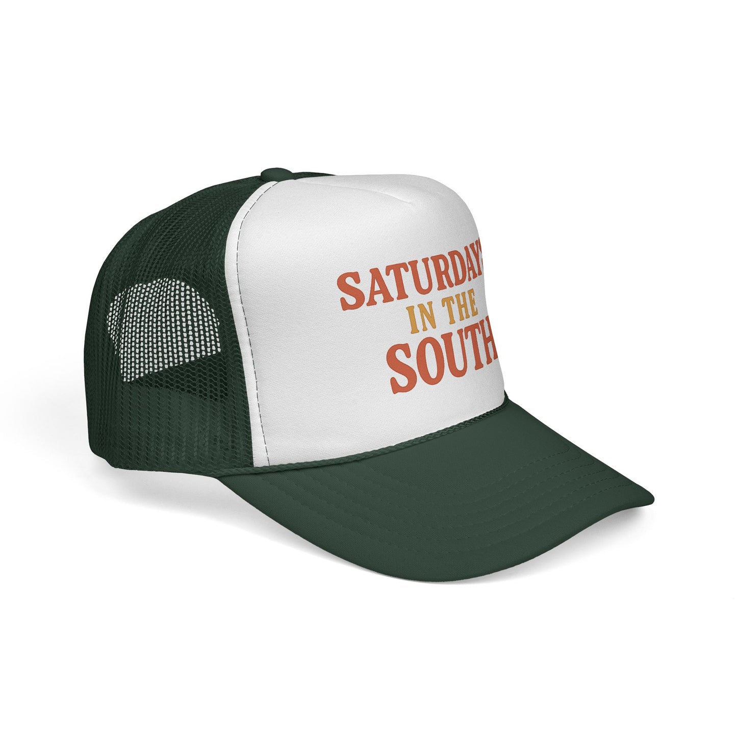 Saturdays in the South Trucker Cap - Tailgate Energy Retro Charm