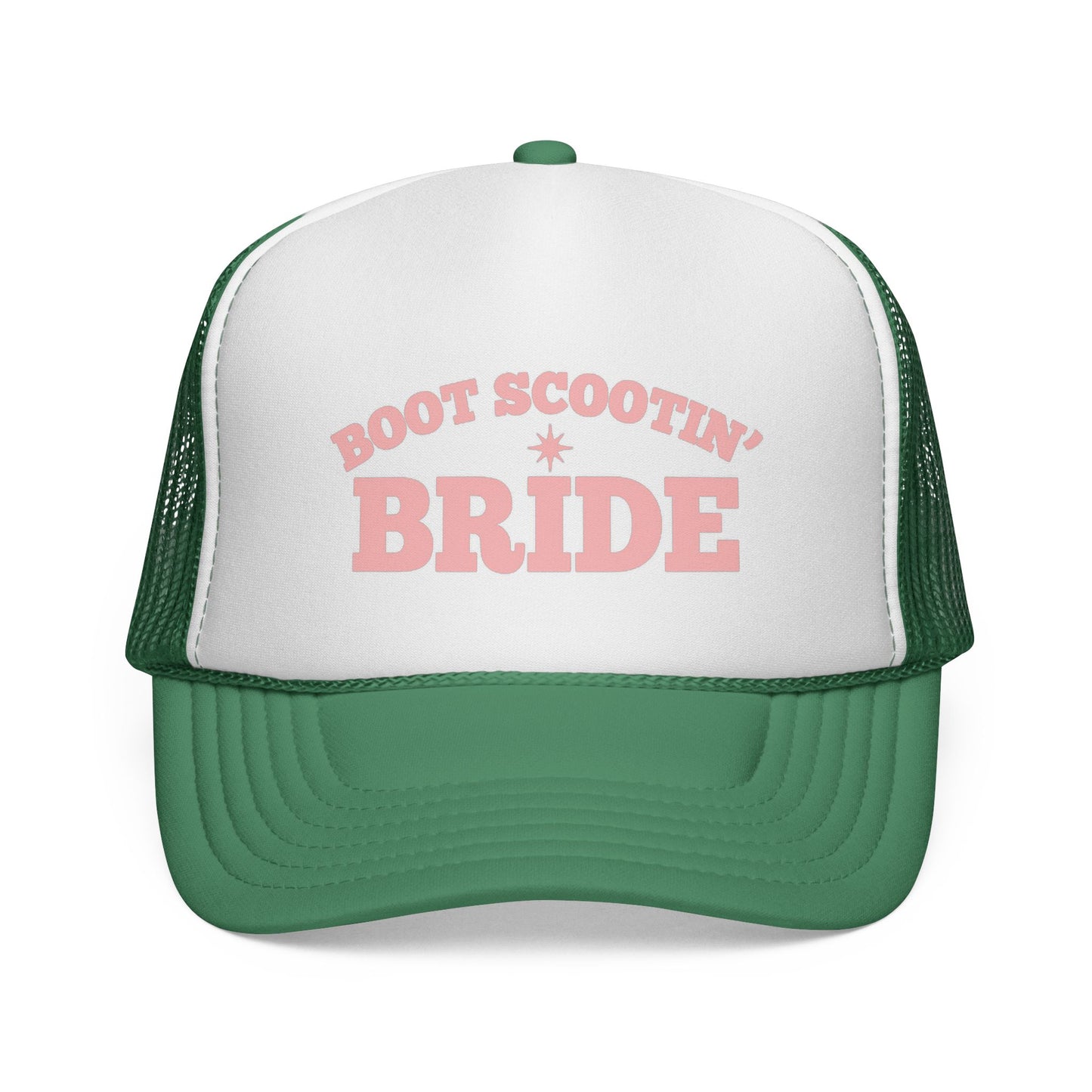 Boot Scootin' Bride Trucker Hat – Adjustable Fit, Multiple Colors