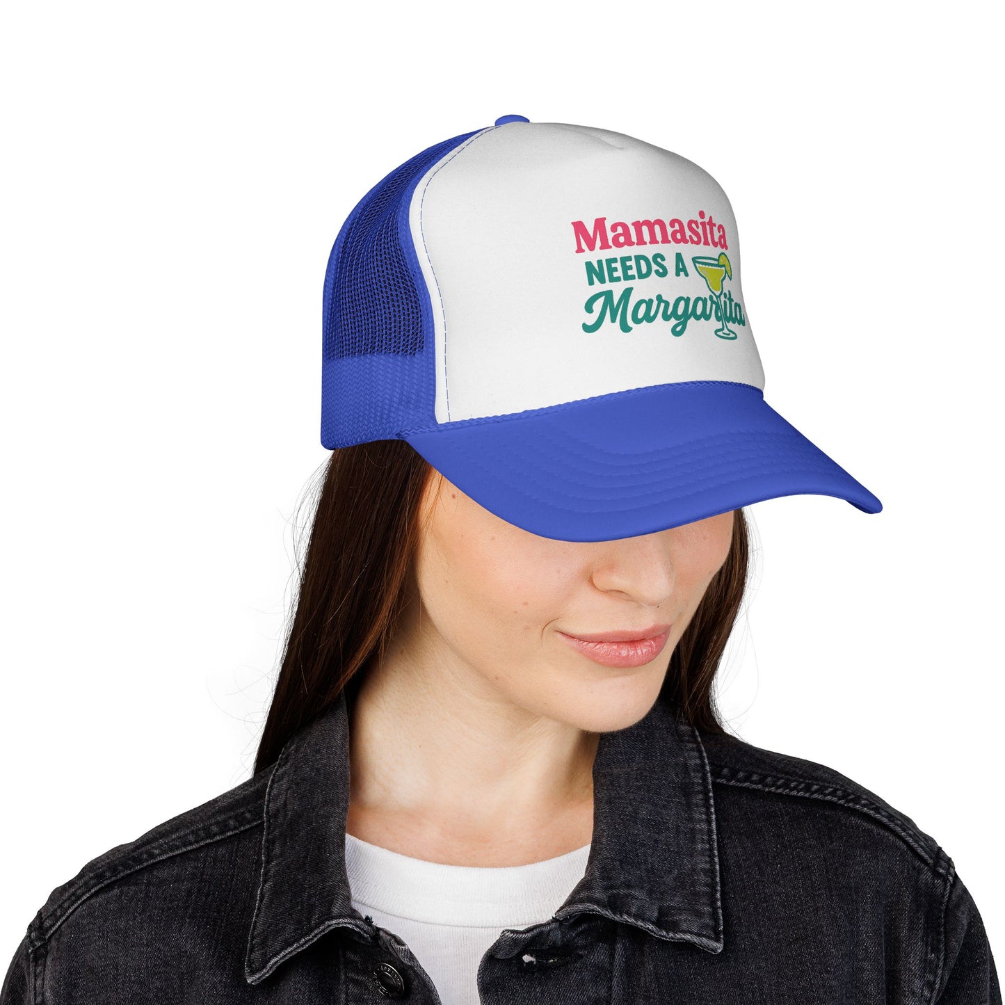 Mamasita Needs a Margarita Trucker Hat – Fun Foam Cap for Moms