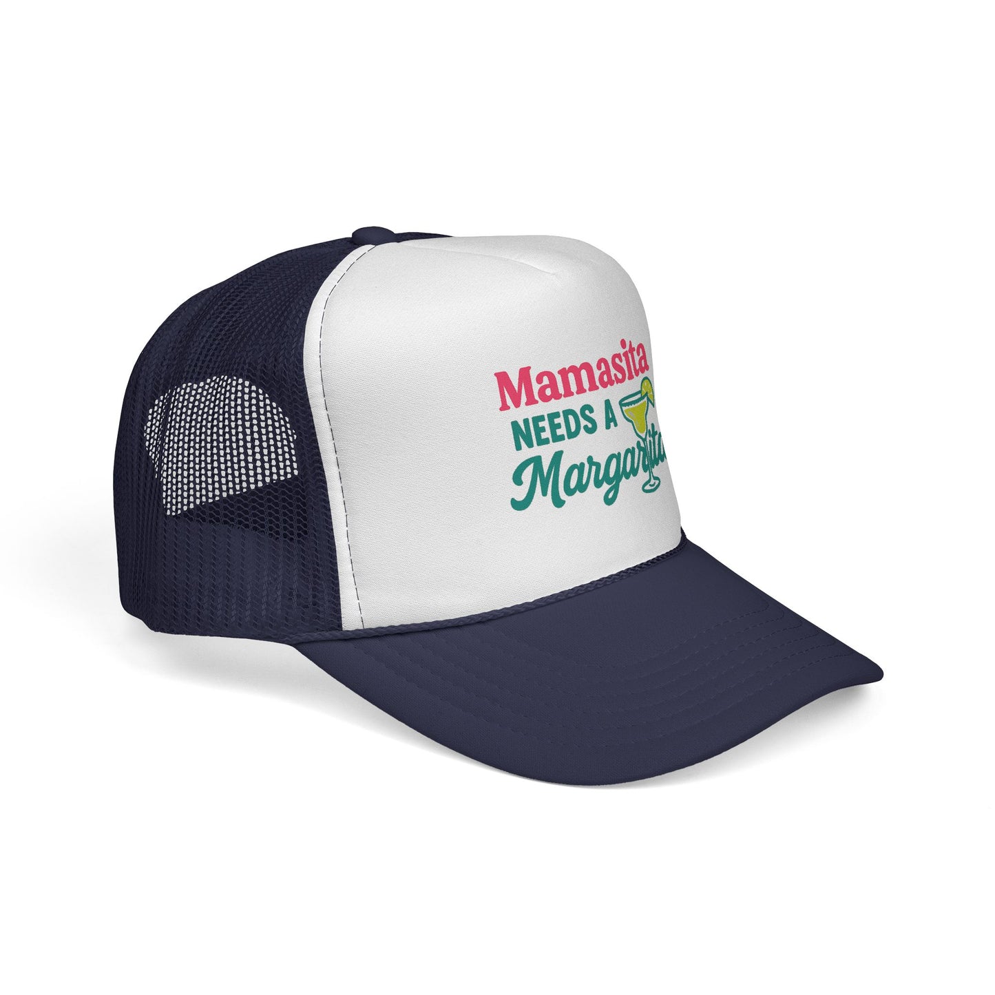 Mamasita Needs a Margarita Trucker Hat – Fun Foam Cap for Moms