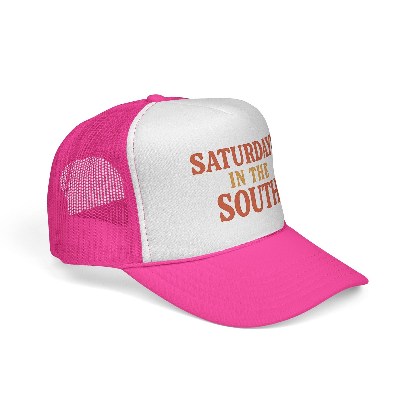 Saturdays in the South Trucker Cap - Tailgate Energy Retro Charm
