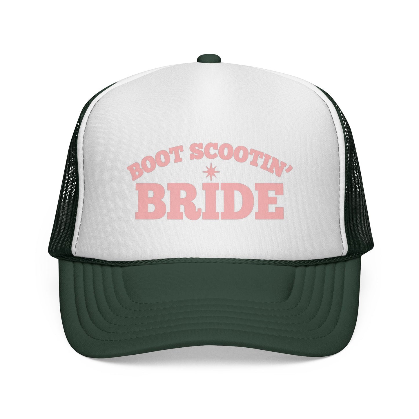 Boot Scootin' Bride Trucker Hat – Adjustable Fit, Multiple Colors