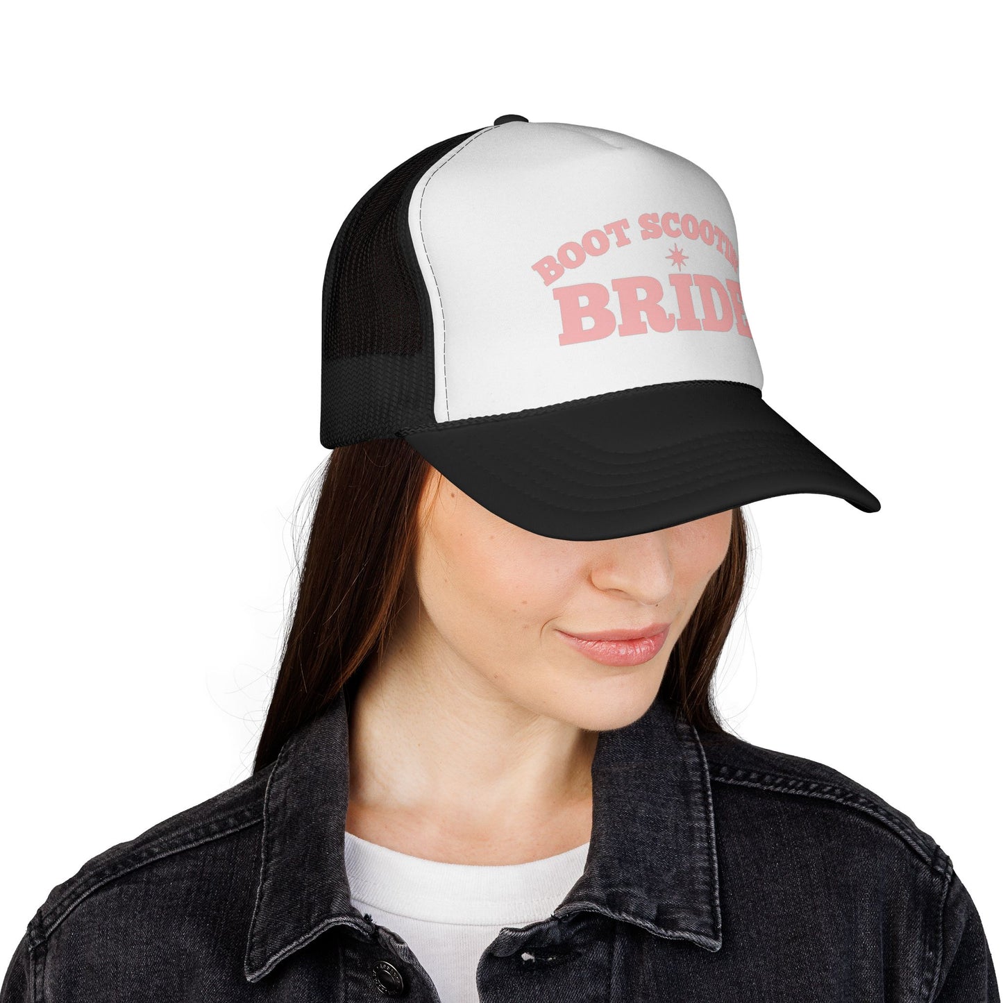 Boot Scootin' Bride Trucker Hat – Adjustable Fit, Multiple Colors