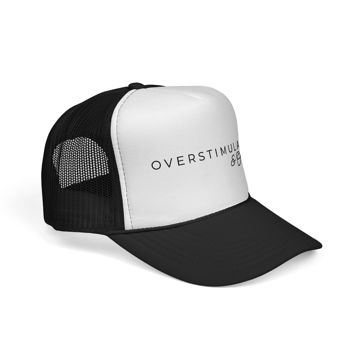 Overstimulated and Over It Trucker Hat