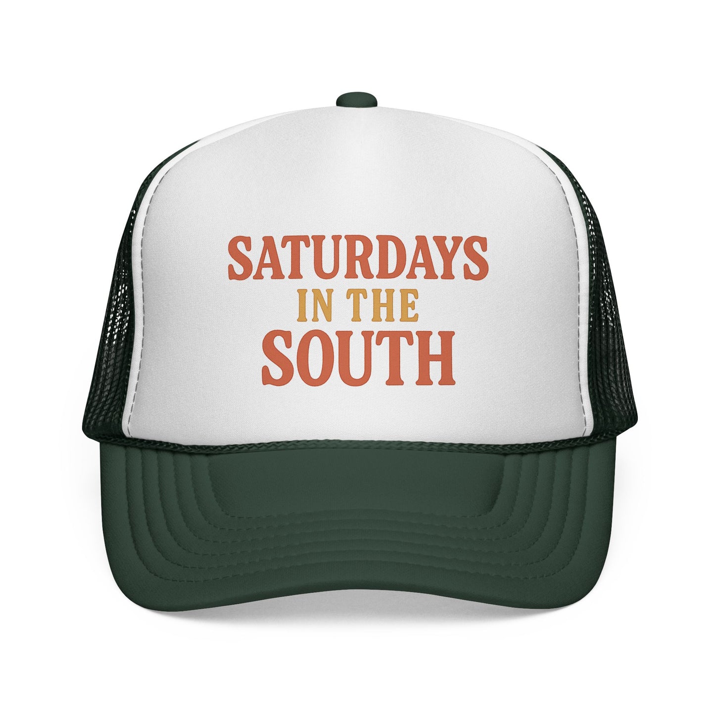 Saturdays in the South Trucker Cap - Tailgate Energy Retro Charm
