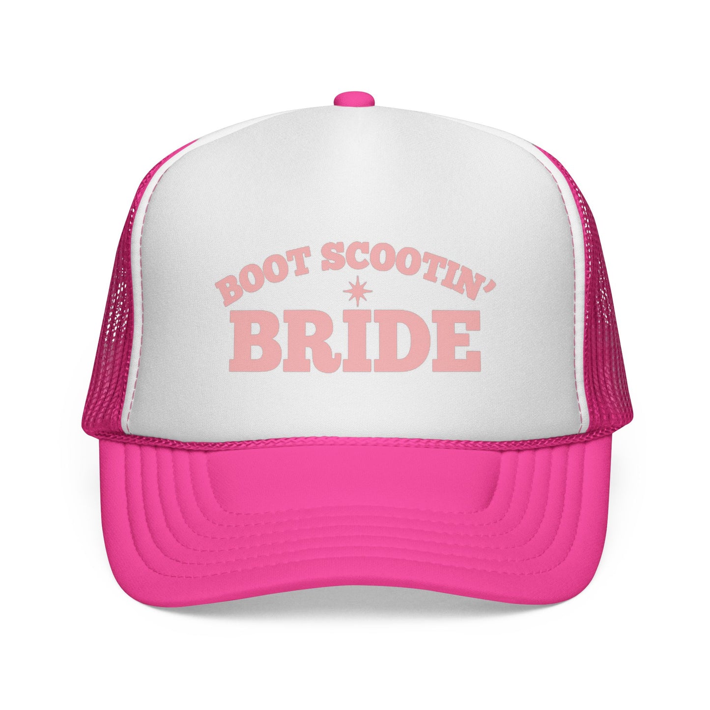 Boot Scootin' Bride Trucker Hat – Adjustable Fit, Multiple Colors