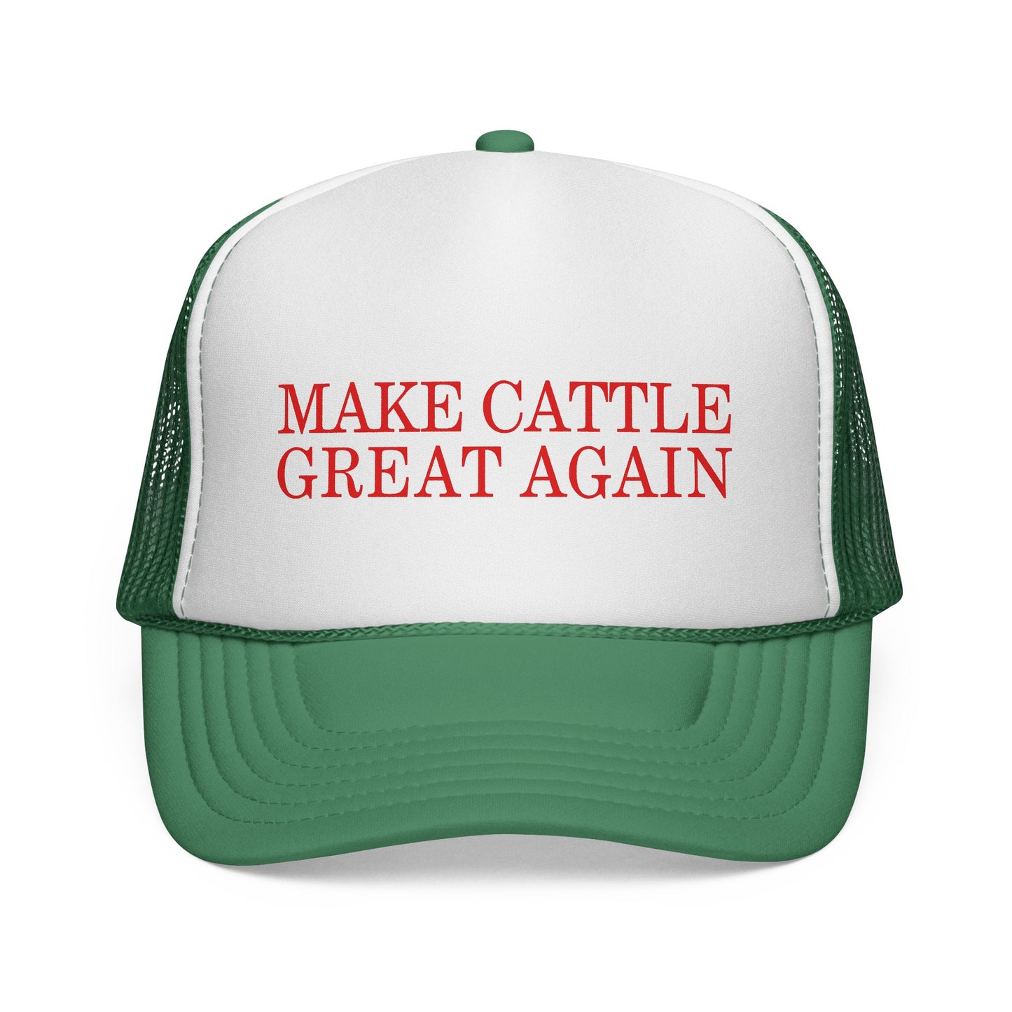 Make Cattle Great Again Trucker Hat – Funny Western Cap for Ranch Life & Rodeo Fans