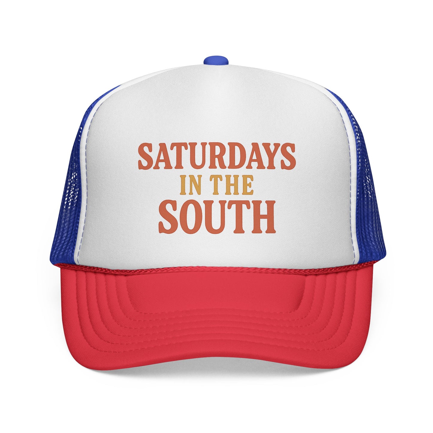 Saturdays in the South Trucker Cap - Tailgate Energy Retro Charm