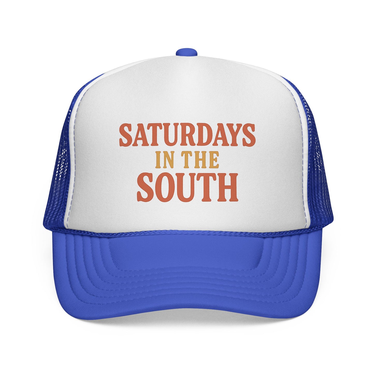 Saturdays in the South Trucker Cap - Tailgate Energy Retro Charm
