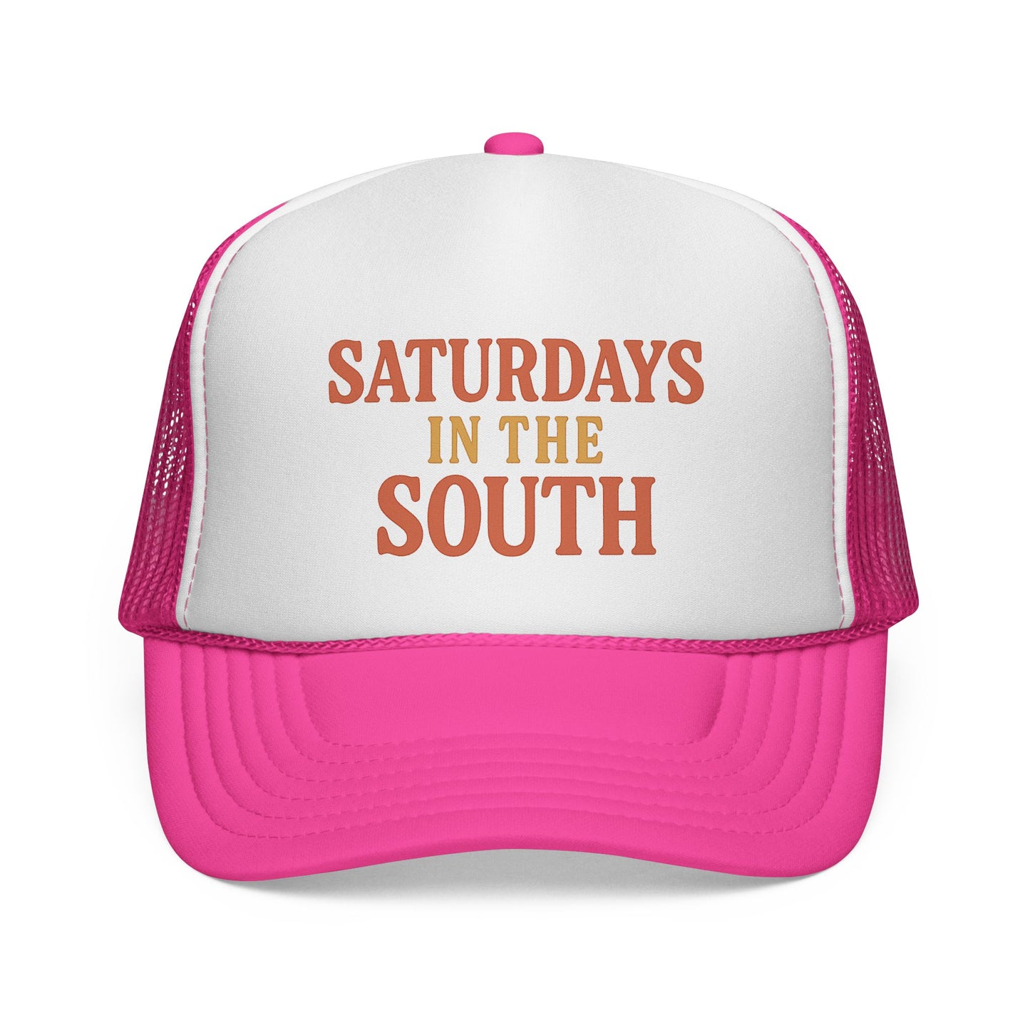 Saturdays in the South Trucker Cap - Tailgate Energy Retro Charm