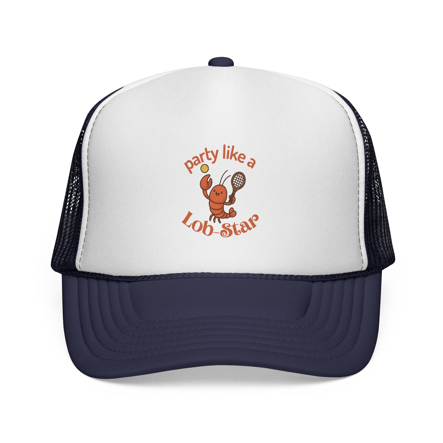 Party Like a Lob-Star Tennis Trucker Hat