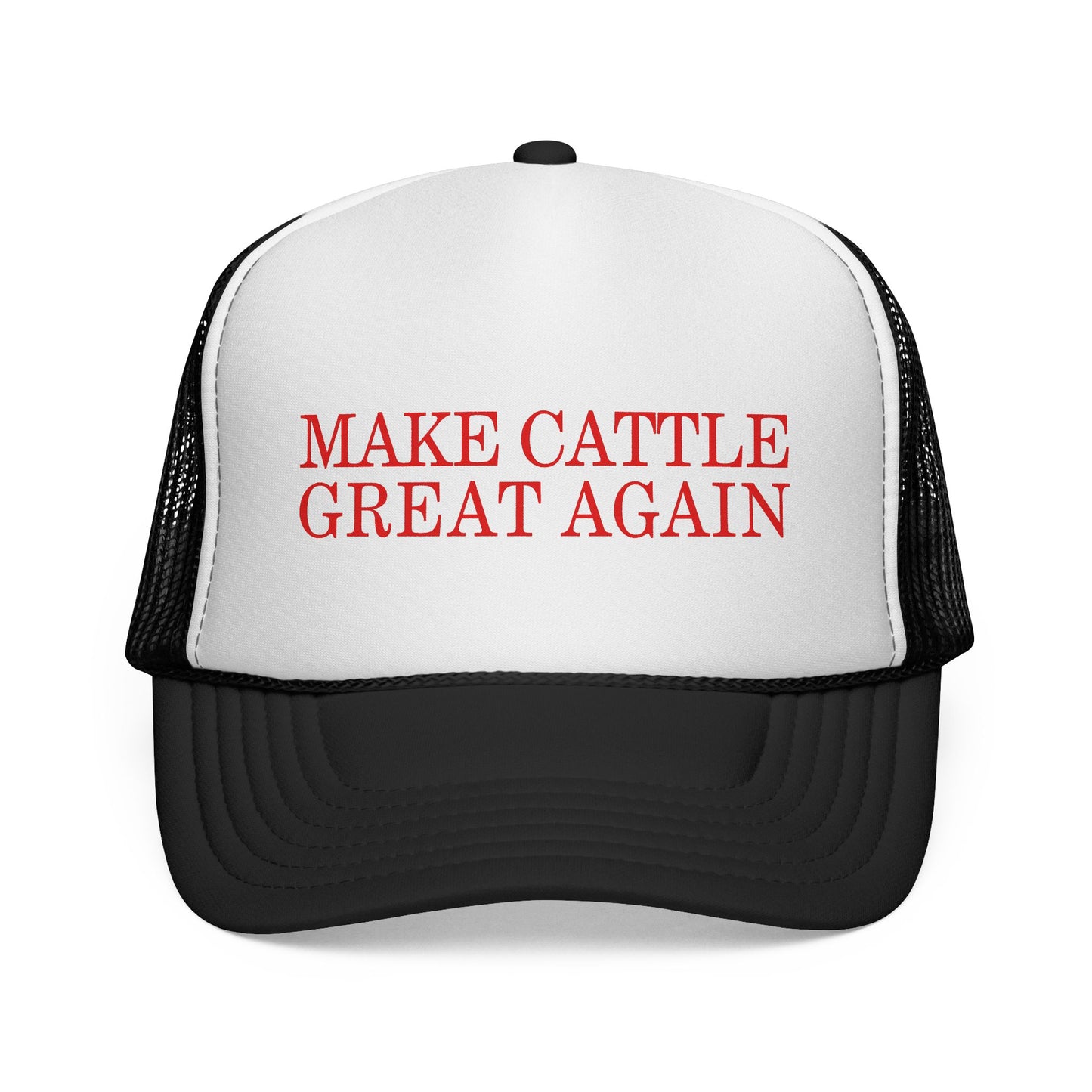 Make Cattle Great Again Trucker Hat – Funny Western Cap for Ranch Life & Rodeo Fans