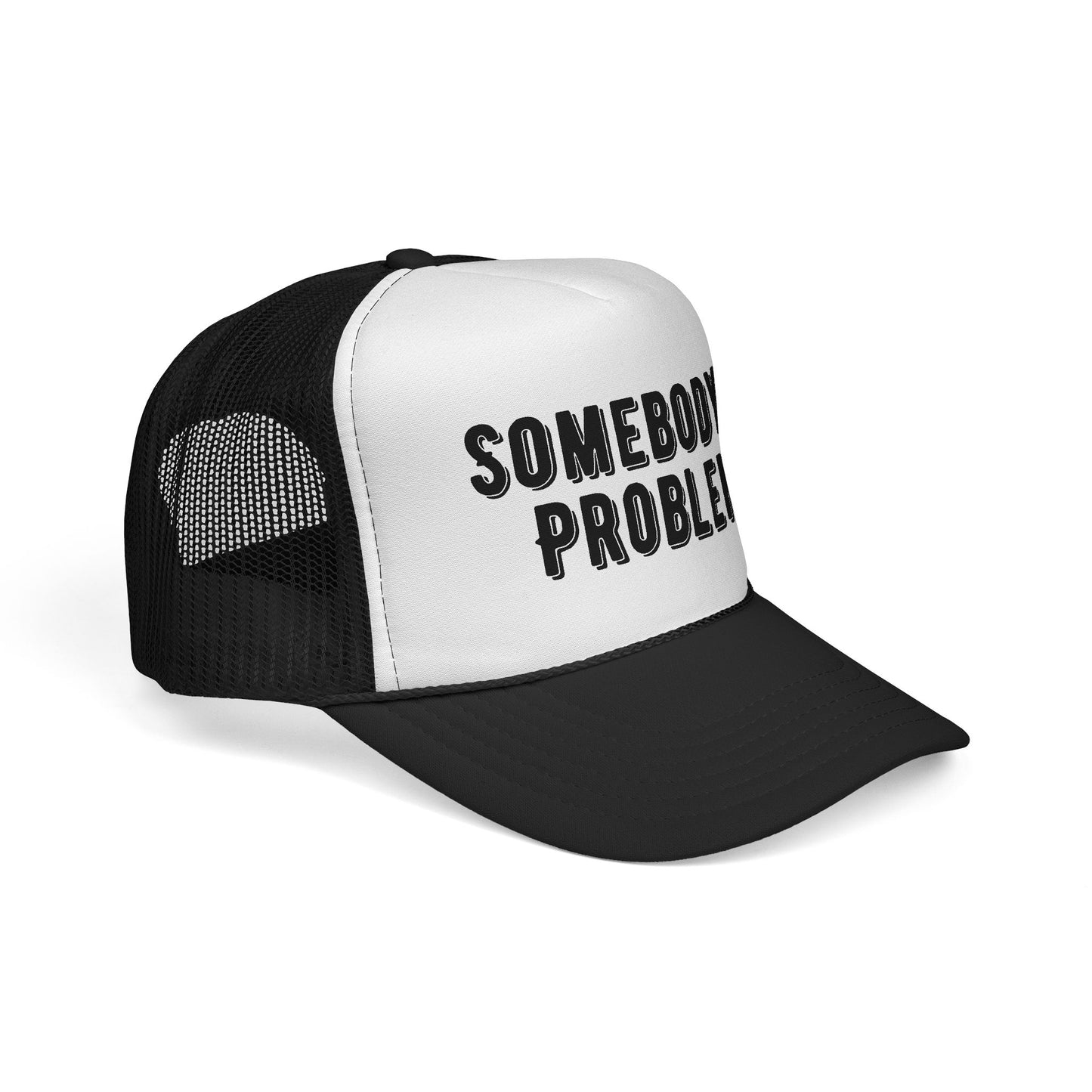 Somebody's Problem Trucker Hat Colorful Foam Trucker Hats Funny Trucker Hat for Her Hat for Wife Gift for Girlfriend