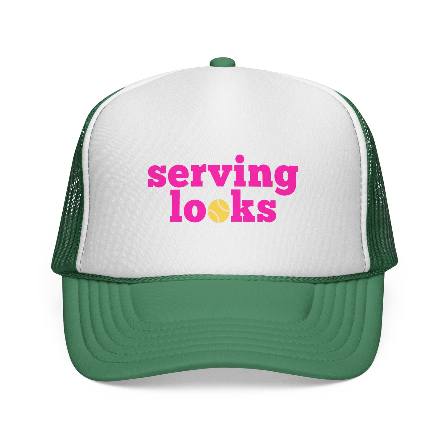 Serving Looks Trucker Cap for Tennis Players