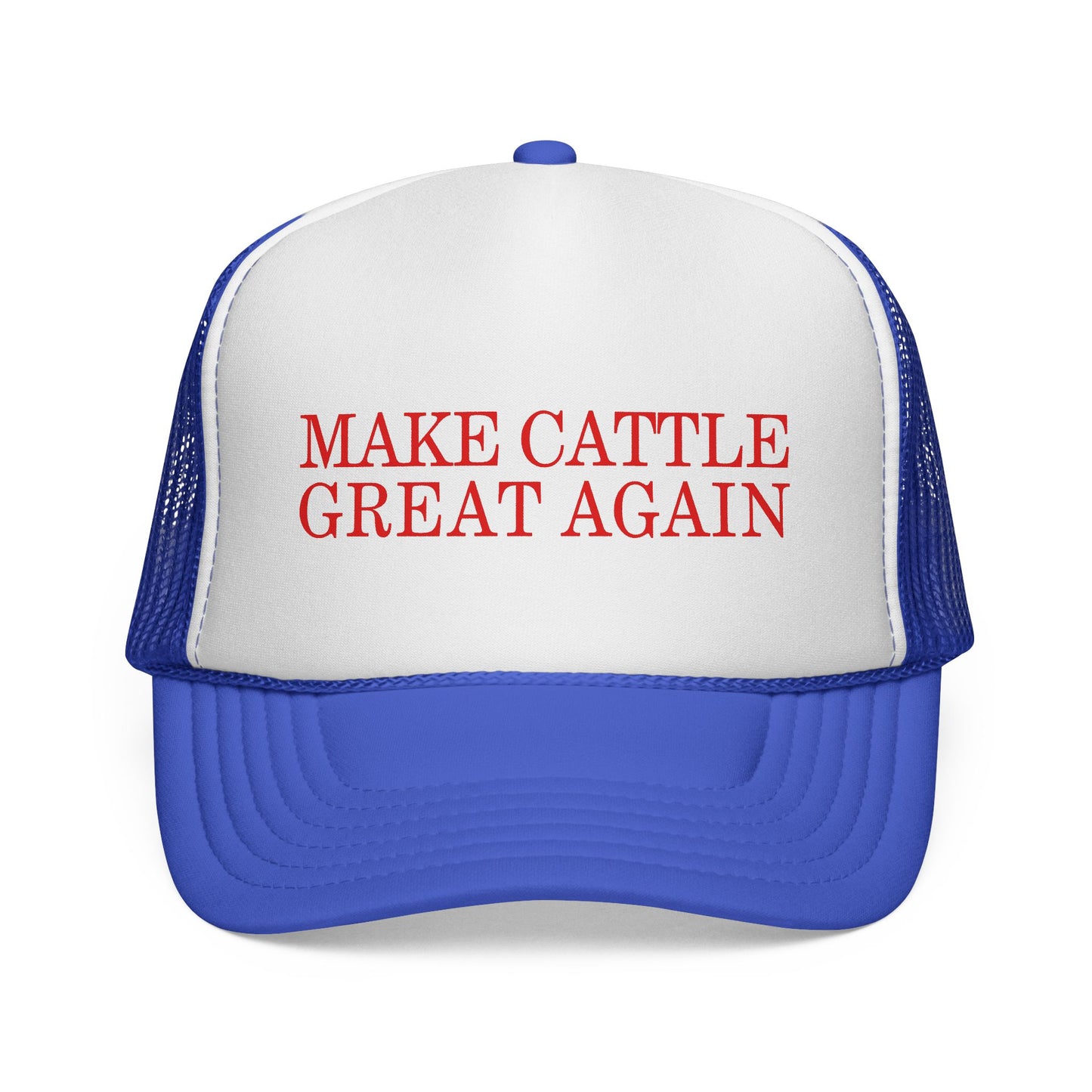 Make Cattle Great Again Trucker Hat – Funny Western Cap for Ranch Life & Rodeo Fans