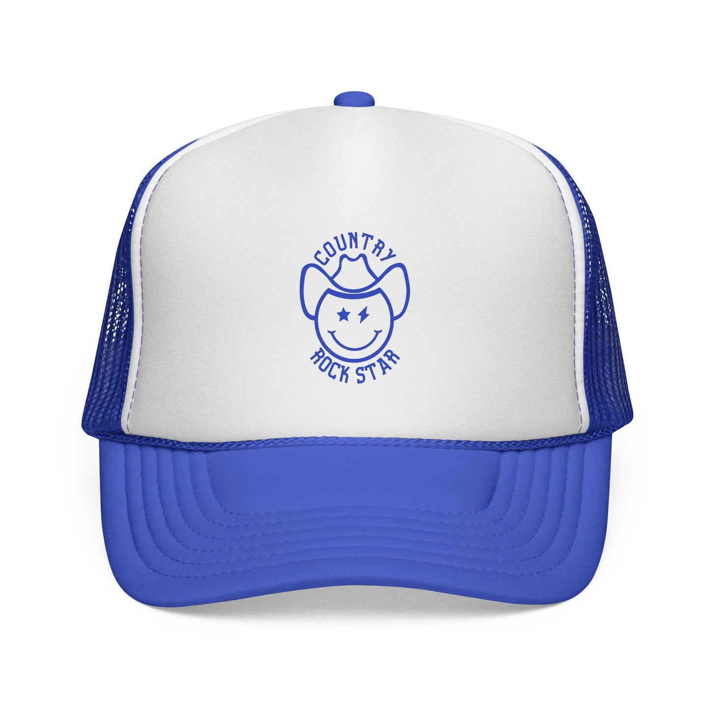 Happy Cowboy Country Rock Star Trucker Hat