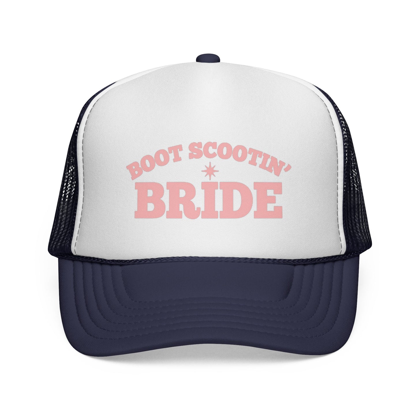 Boot Scootin' Bride Trucker Hat –  Adjustable Fit, Multiple Colors