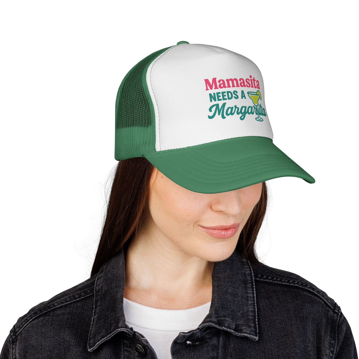 Mamasita Needs a Margarita Trucker Hat – Fun Foam Cap for Moms