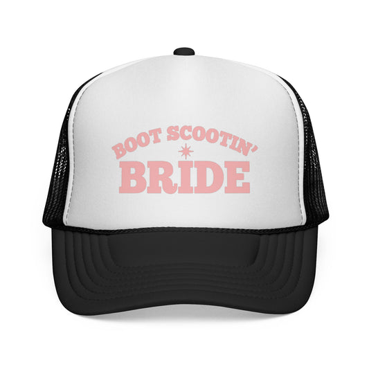 Boot Scootin' Bride Trucker Hat –  Adjustable Fit, Multiple Colors