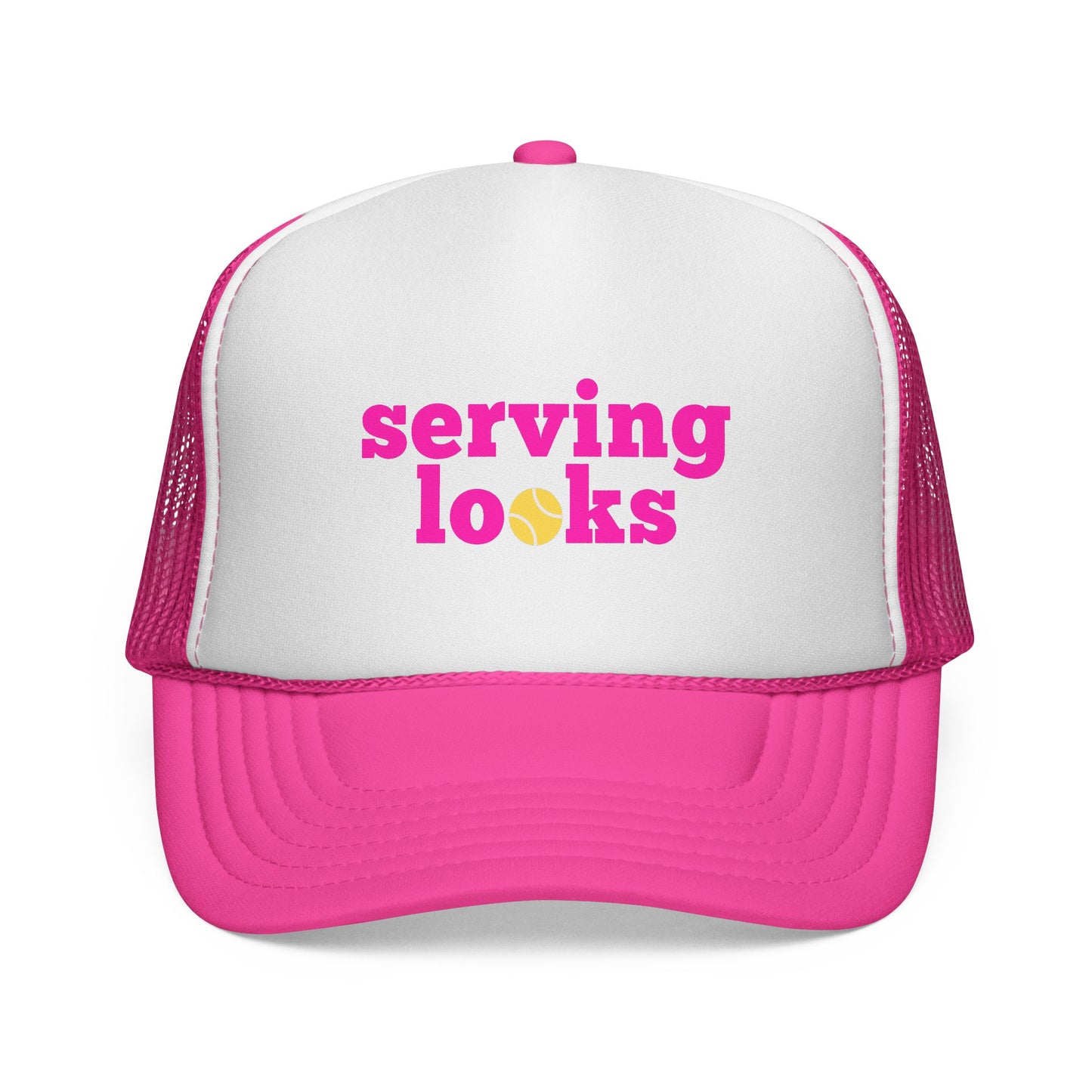 Serving Looks Trucker Cap for Tennis Players