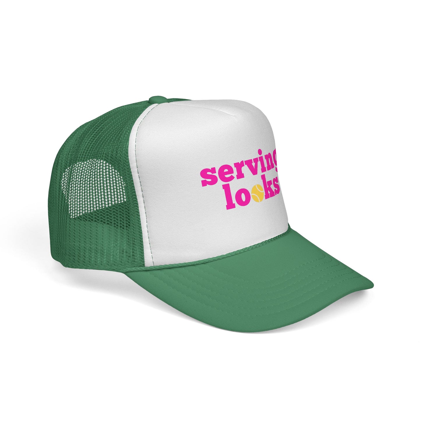 Serving Looks Trucker Cap for Tennis Players