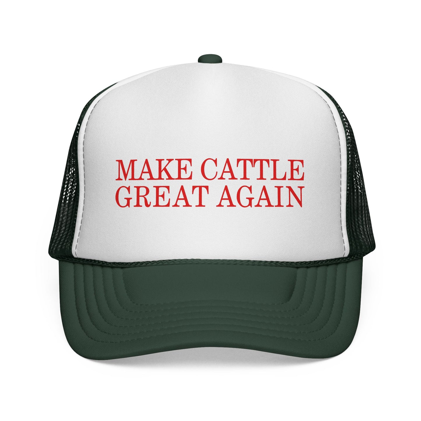 Make Cattle Great Again Trucker Hat – Funny Western Cap for Ranch Life & Rodeo Fans