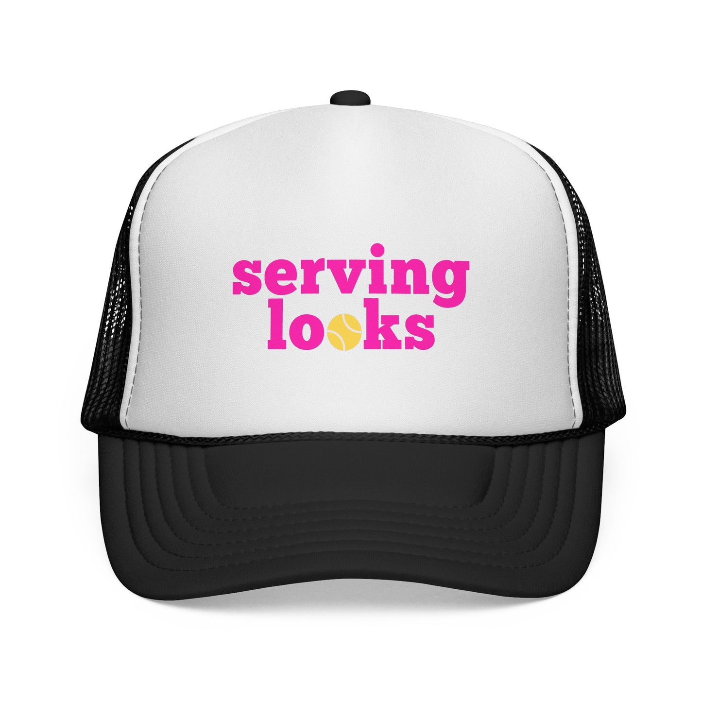 Serving Looks Trucker Cap for Tennis Players