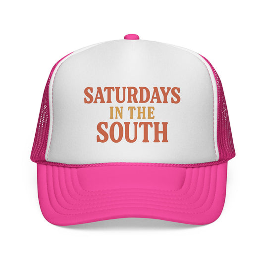 Saturdays in the South Trucker Cap - Tailgate Energy Retro Charm