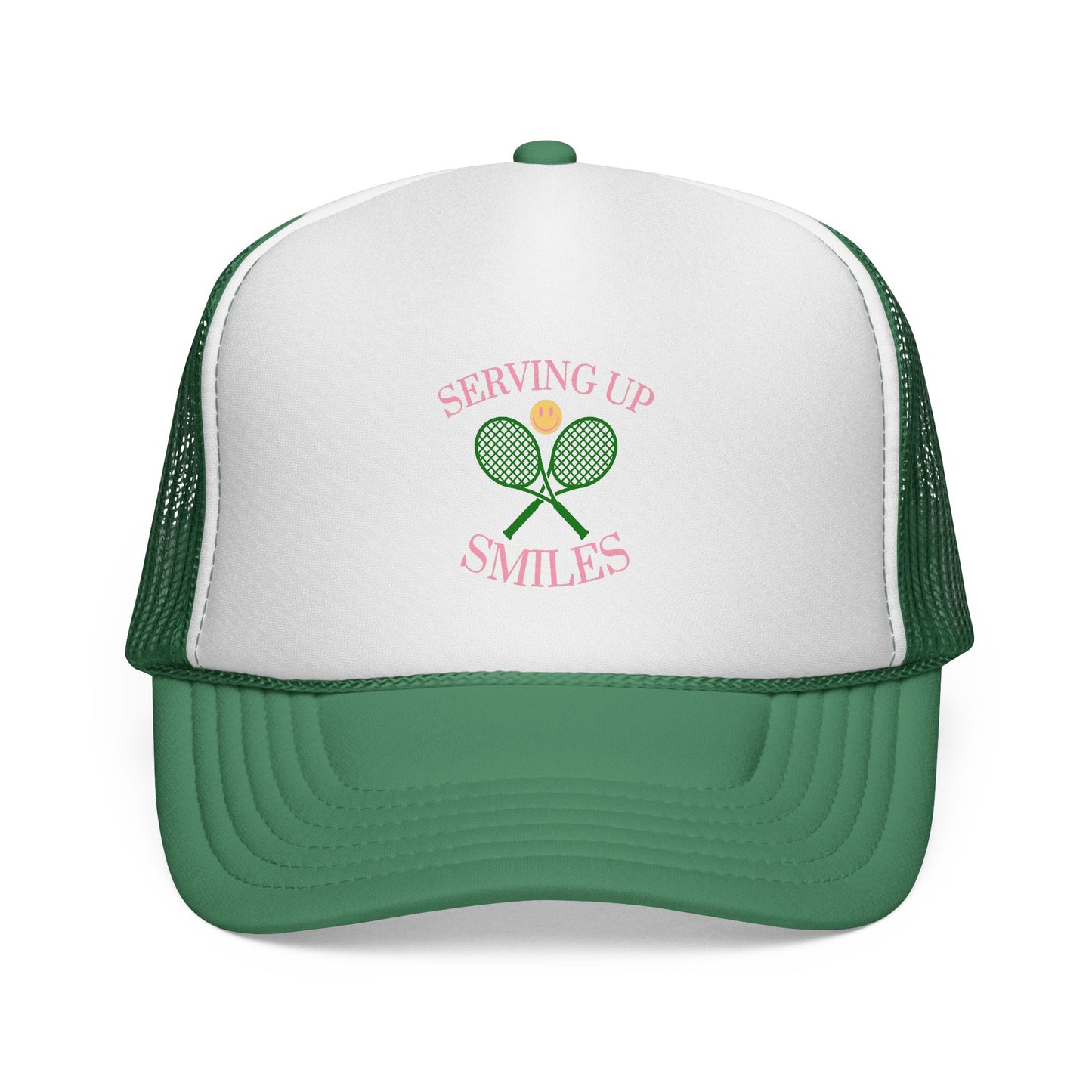 Serving Up Smiles Tennis Trucker Hat