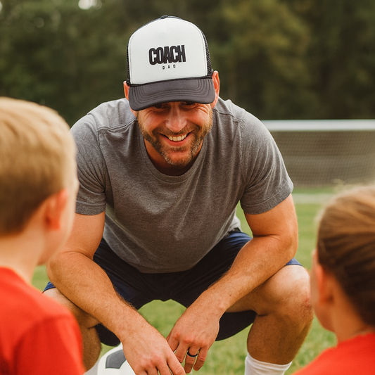 Coach Dad Trucker Hat - Perfect for Coaching Dads