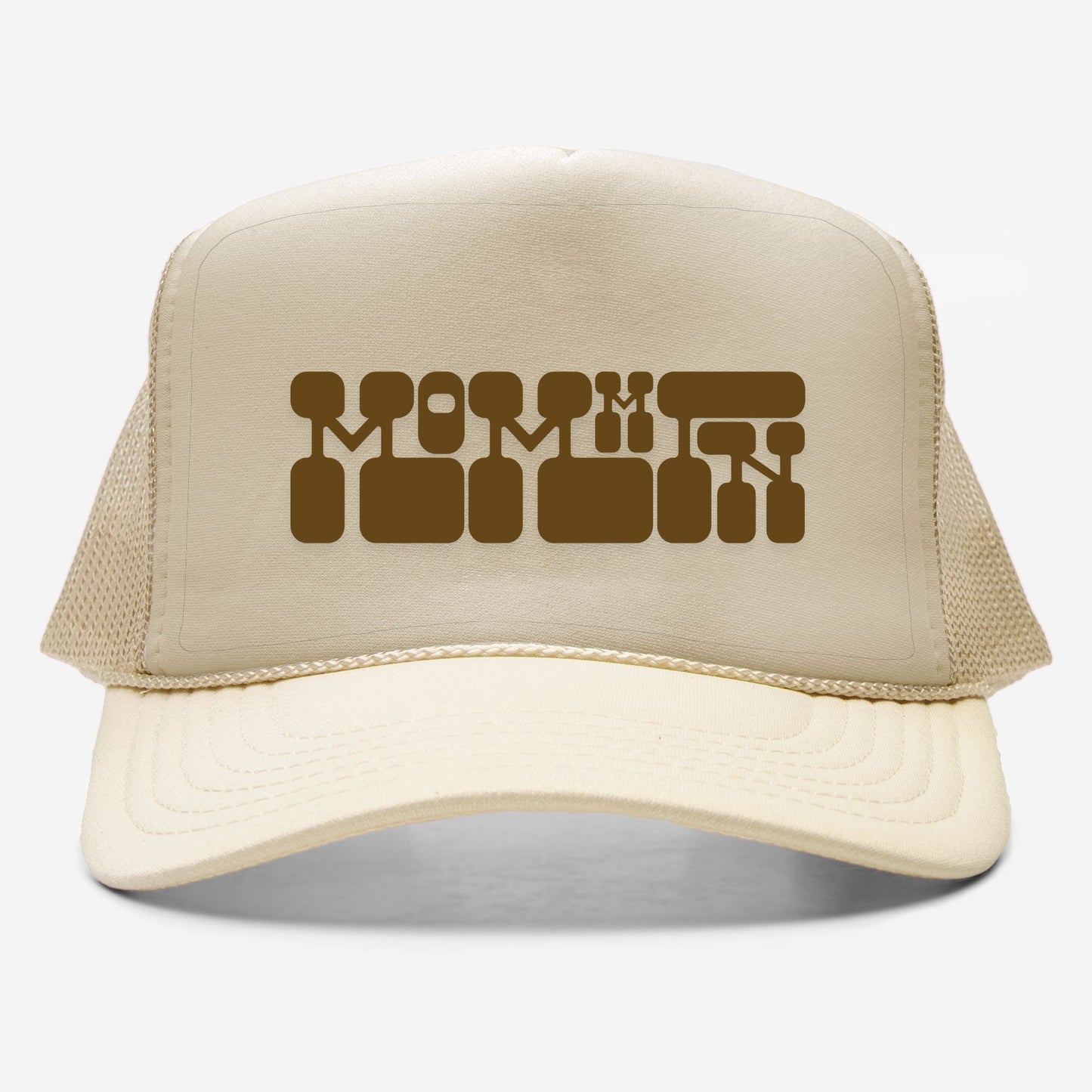 Mommin Foam Trucker Hat Funny Hat for Busy Moms Sports Mom Gift Tan Hat for Her